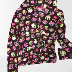 Curfew Girl Sz 16 Owl print soft jacket